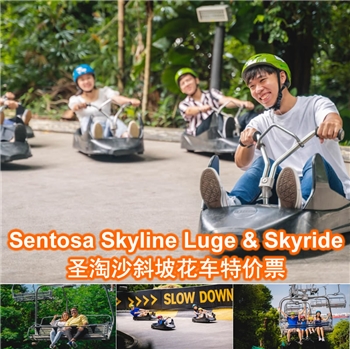 Sentosa Skyline Luge & Skyride Ticket, Flexi Ticket