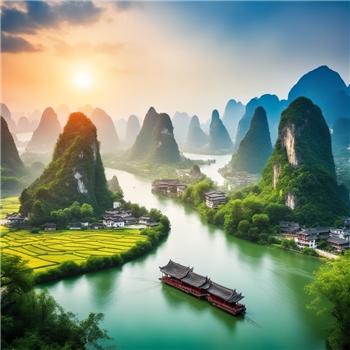 Guilin Yangshuo 5D4N group tour package, the best landscapes in the world, stay in 5-star hotels